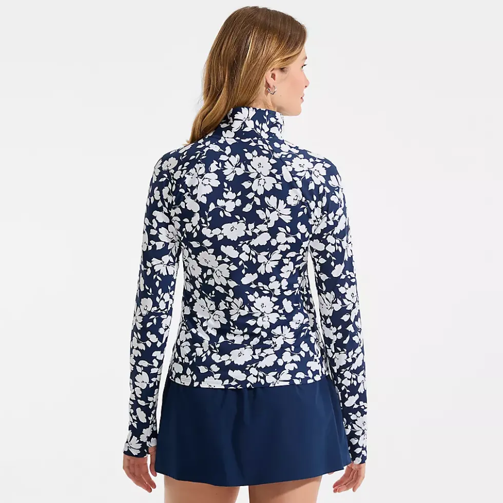 Women's SunShade UPF 50 Quarter Zip Rash Guard