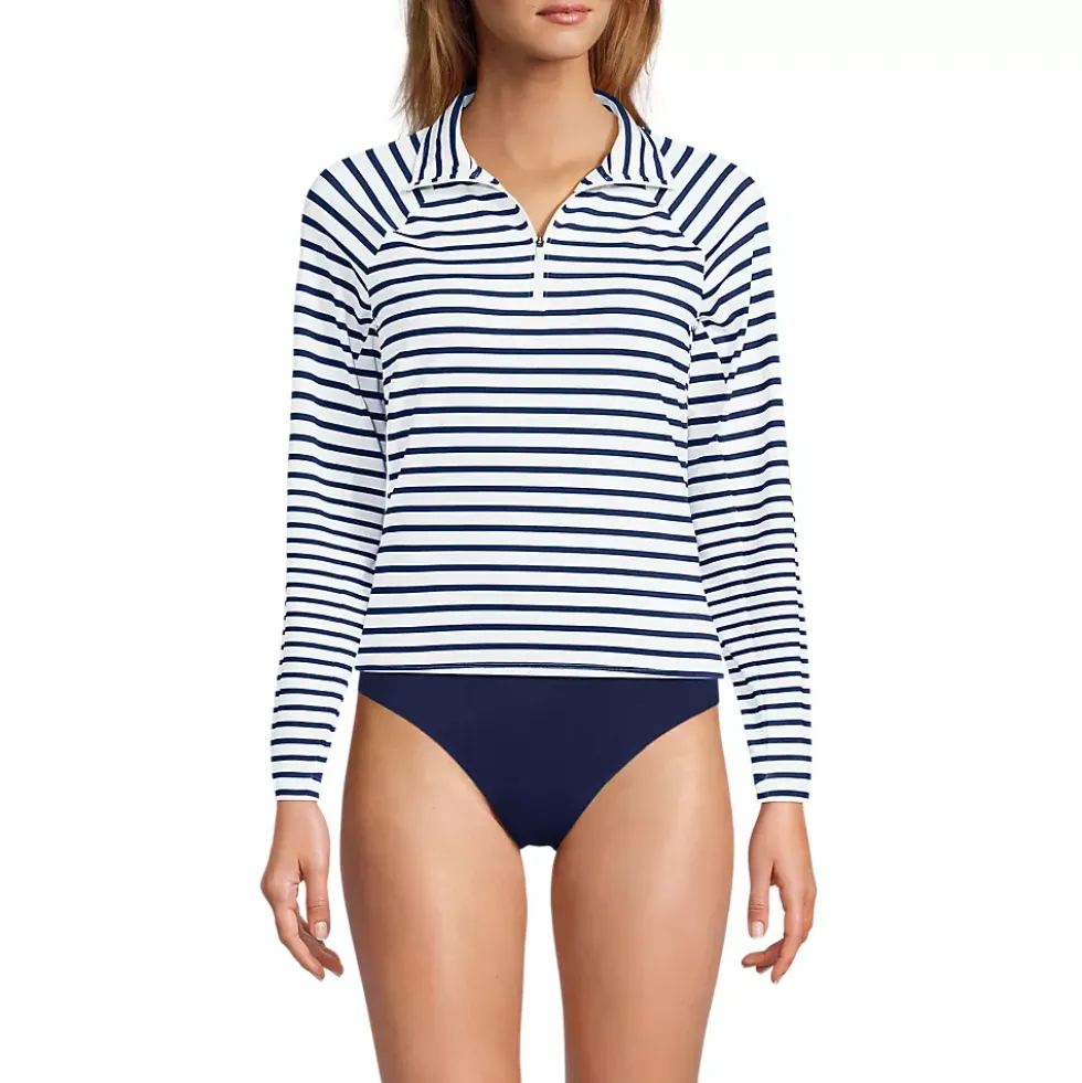 Women's SunShade UPF 50 Quarter Zip Rash Guard