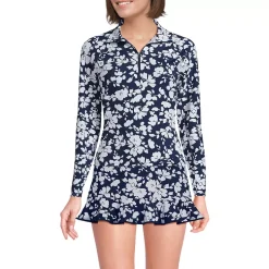 Women's SunShade UPF 50 Quarter Zip Rash Guard