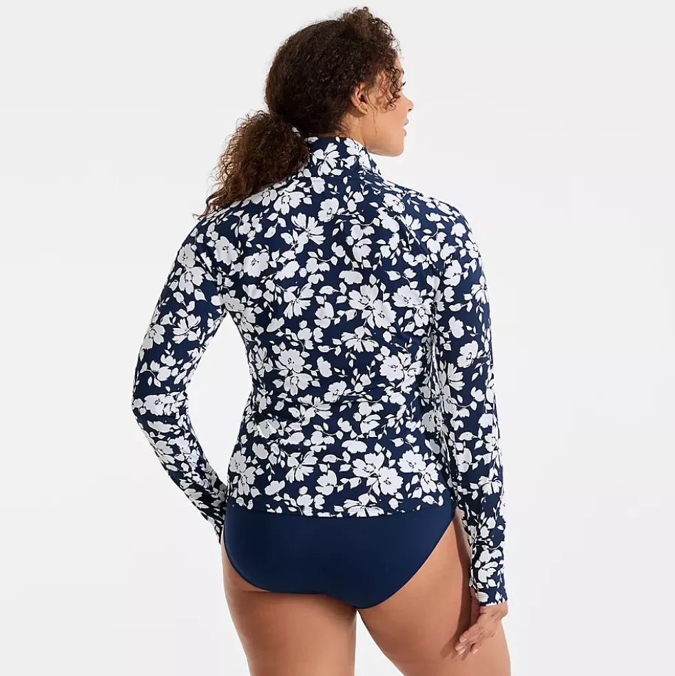 Women's SunShade UPF 50 Quarter Zip Rash Guard