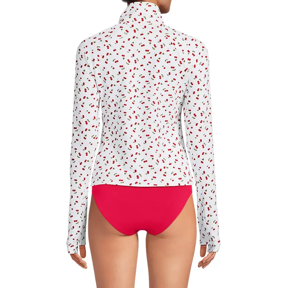 Women's SunShade UPF 50 Quarter Zip Rash Guard