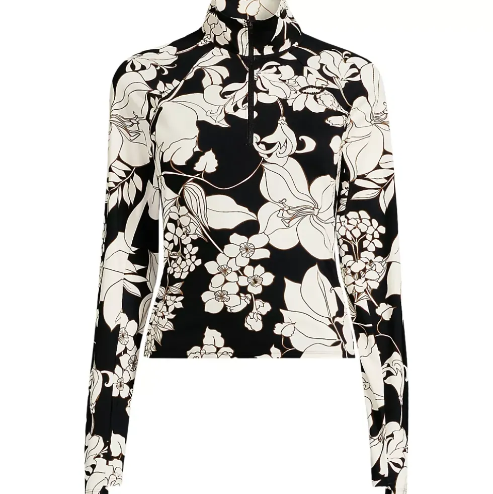 Women's SunShade UPF 50 Quarter Zip Rash Guard