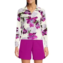Women's SunShade UPF 50 Quarter Zip Rash Guard
