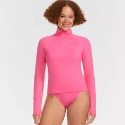 Women's SunShade UPF 50 Quarter Zip Rash Guard
