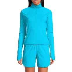 Women's SunShade UPF 50 Quarter Zip Rash Guard