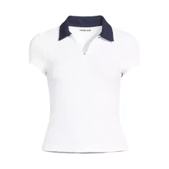 Women's SunShade UPF 50 Short Sleeve Pique Johnny Collar Rash Guard