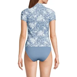 Women's SunShade UPF 50 Short Sleeve Pique Johnny Collar Rash Guard