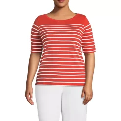 Women's Supima Boatneck Top