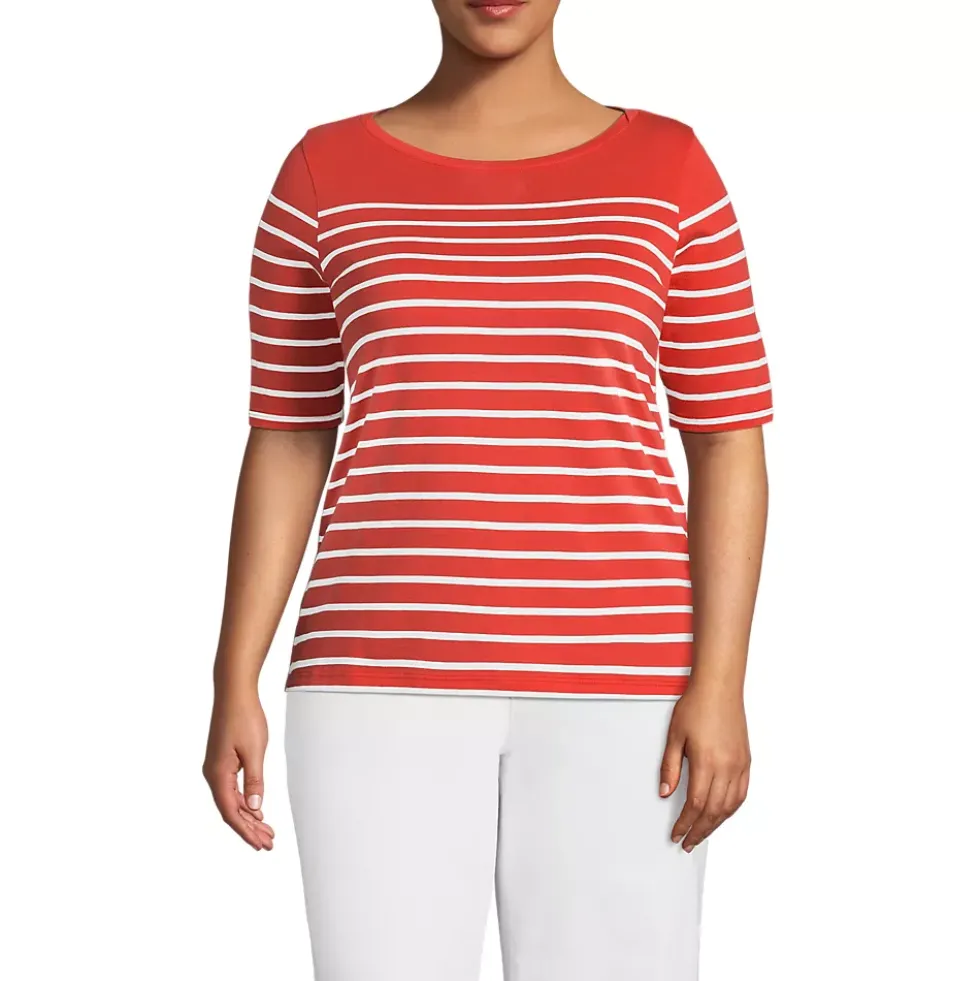 Women's Supima Boatneck Top