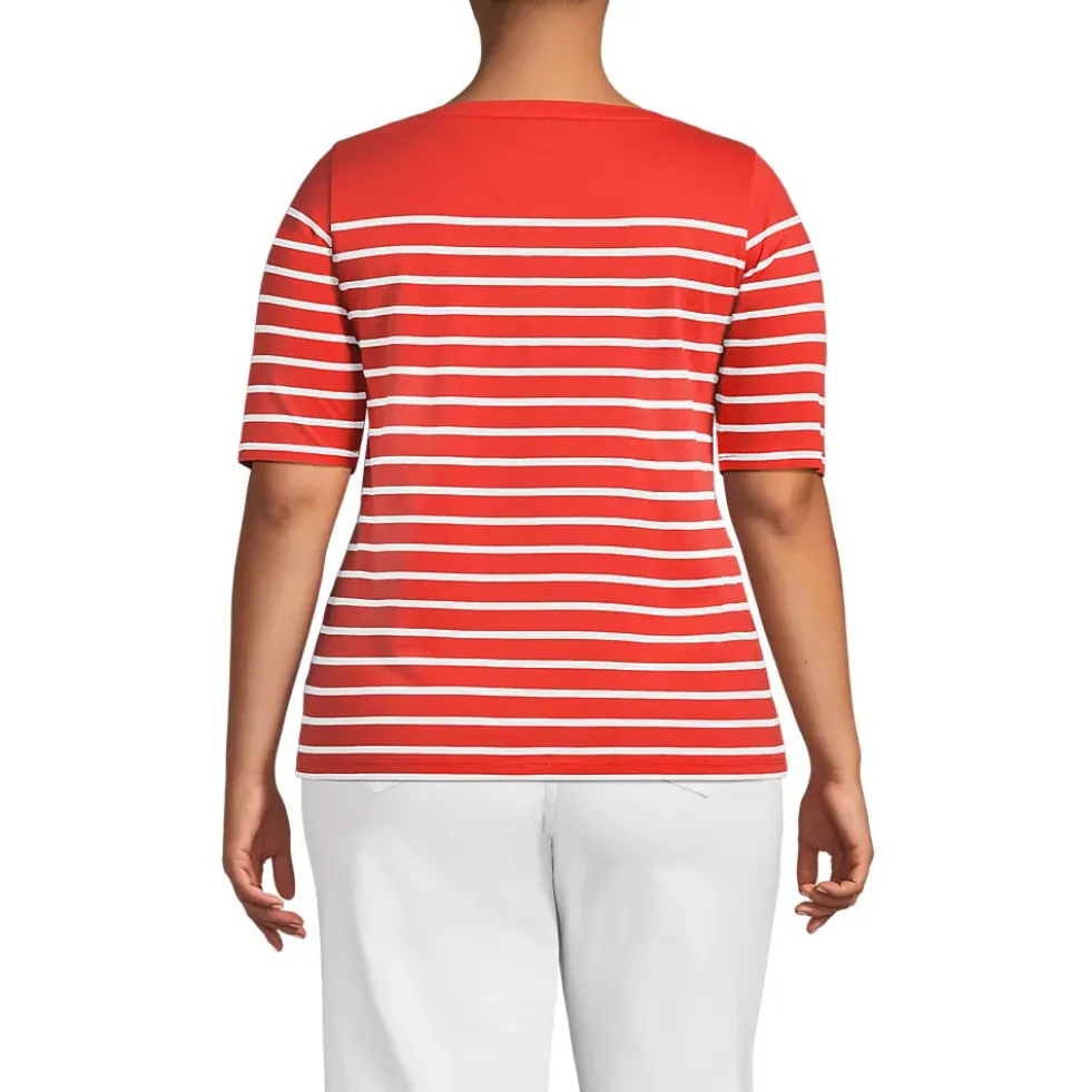Women's Supima Boatneck Top