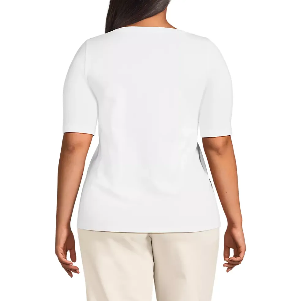 Women's Supima Boatneck Top