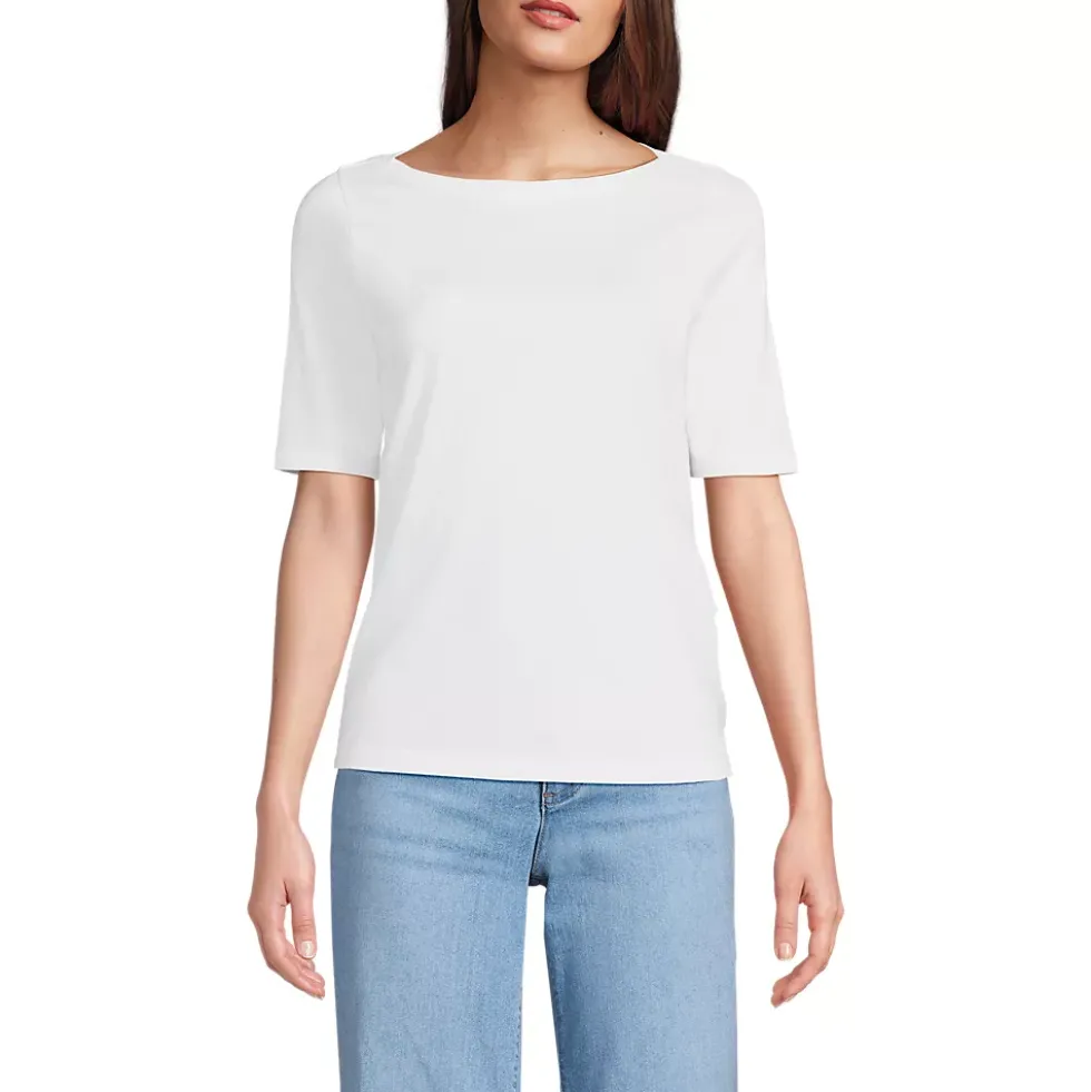 Women's Supima Boatneck Top