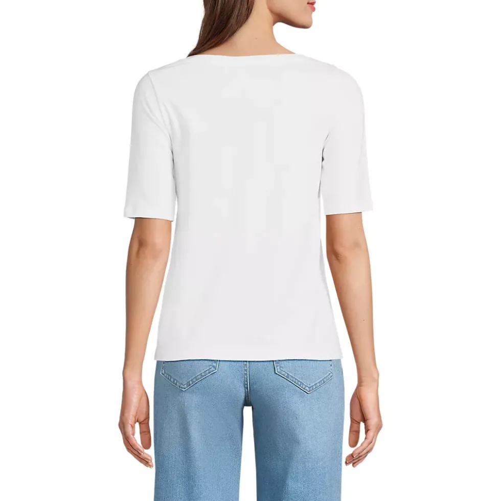 Women's Supima Boatneck Top