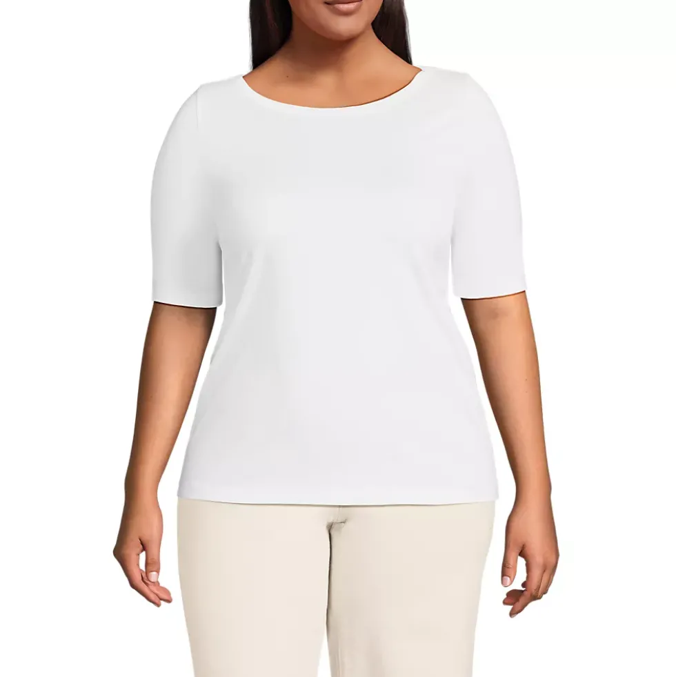 Women's Supima Boatneck Top