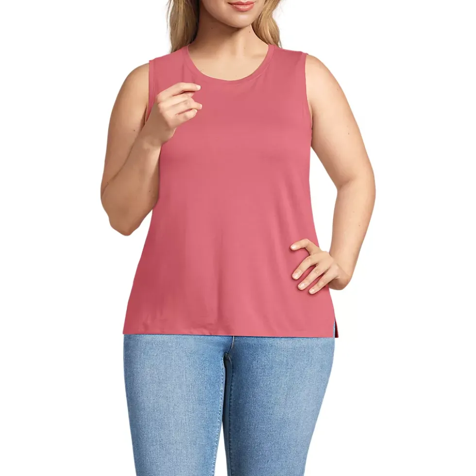 Women's Supima Cotton Crew Neck Tank