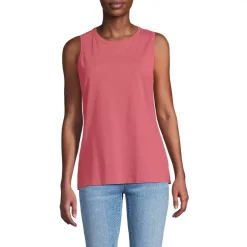 Women's Supima Cotton Crew Neck Tank