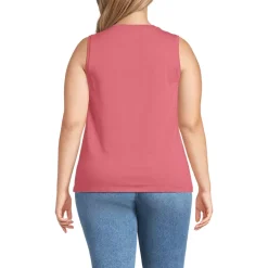 Women's Supima Cotton Crew Neck Tank