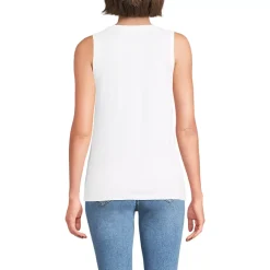 Women's Supima Cotton Crew Neck Tank