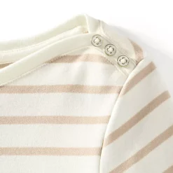 Women's Supima Cotton Elbow Sleeve Boatneck Button Shoulder Tee
