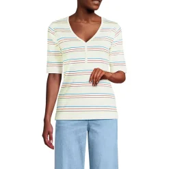 Women's Supima Cotton Henley T-Shirt