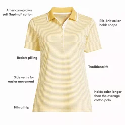 Women's Supima Cotton Polo Shirt