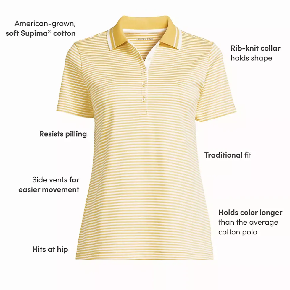 Women's Supima Cotton Polo Shirt