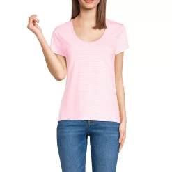 Women's Supima Cotton Short Sleeve Scoop Neck Tee