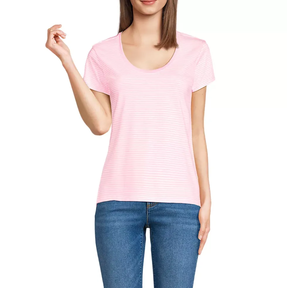 Women's Supima Cotton Short Sleeve Scoop Neck Tee