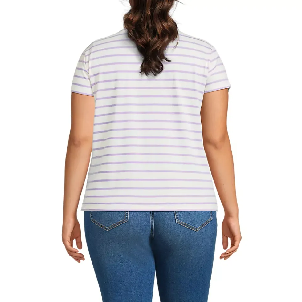 Women's Supima Cotton Short Sleeve Scoop Neck Tee