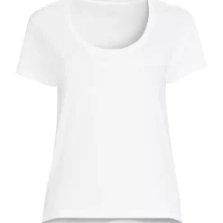 Women's Supima Cotton Short Sleeve Scoop Neck Tee
