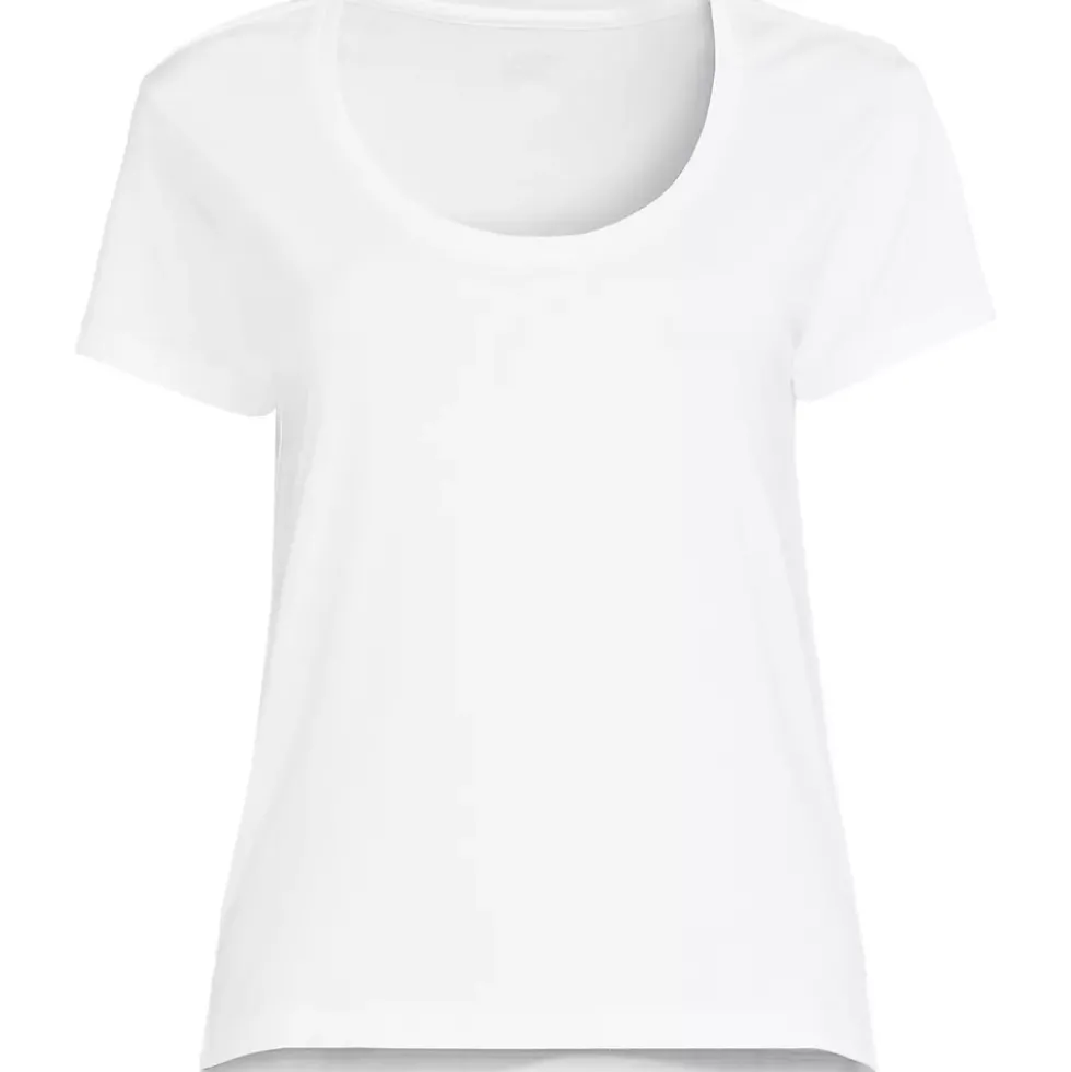 Women's Supima Cotton Short Sleeve Scoop Neck Tee