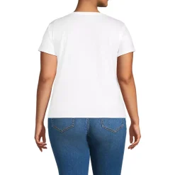 Women's Supima Cotton Short Sleeve Scoop Neck Tee