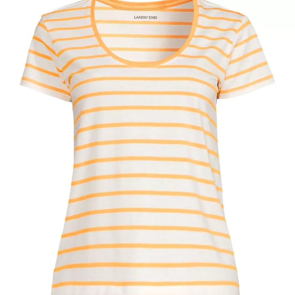 Women's Supima Cotton Short Sleeve Scoop Neck Tee