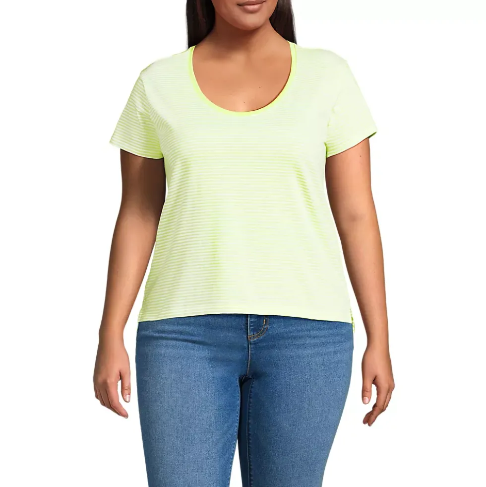 Women's Supima Cotton Short Sleeve Scoop Neck Tee