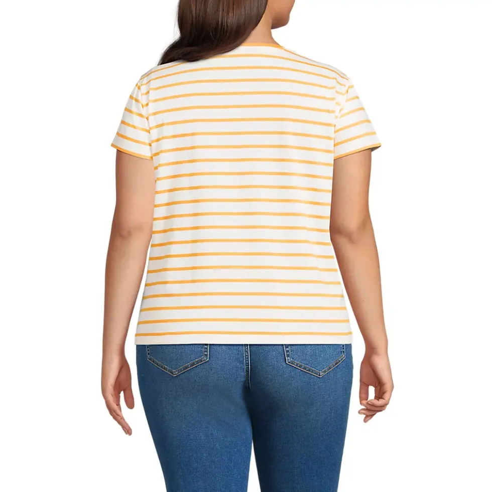 Women's Supima Cotton Short Sleeve Scoop Neck Tee