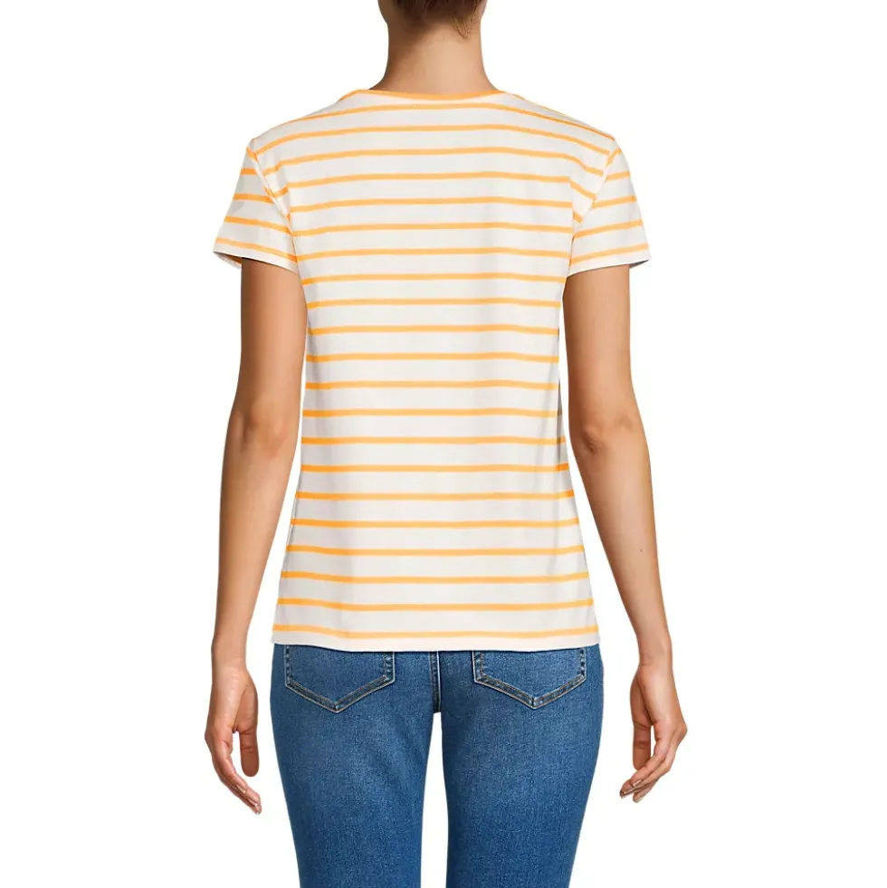 Women's Supima Cotton Short Sleeve Scoop Neck Tee