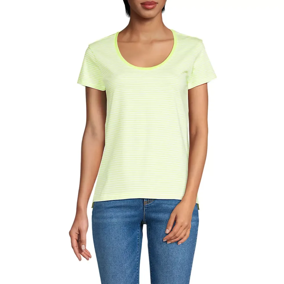 Women's Supima Cotton Short Sleeve Scoop Neck Tee