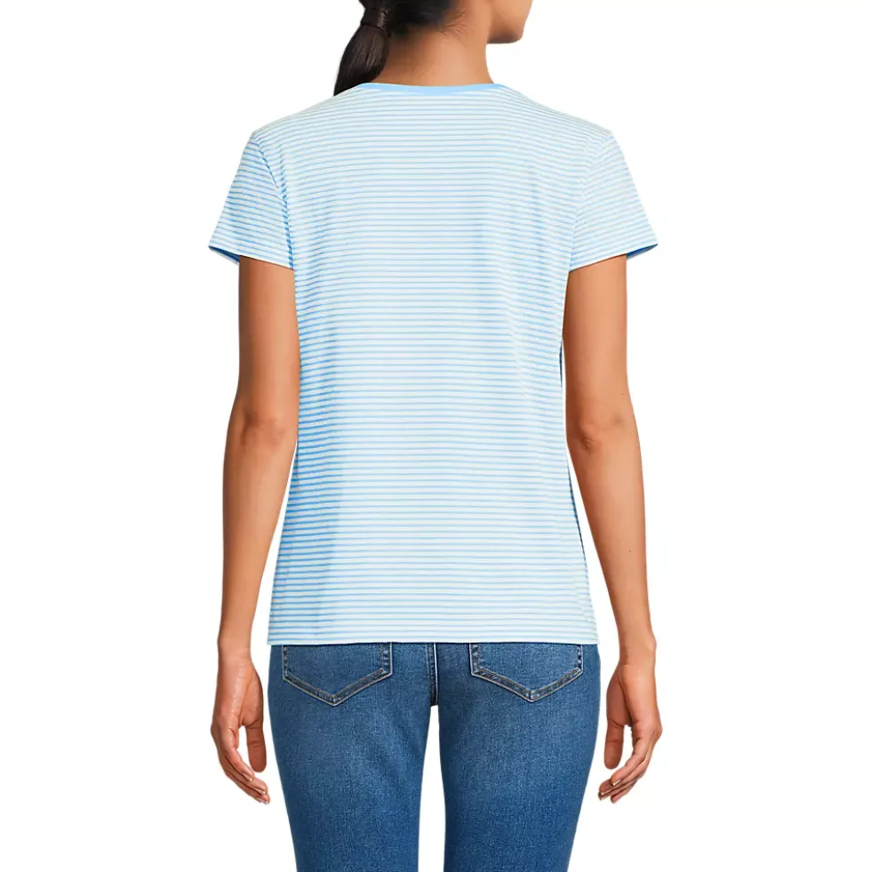Women's Supima Cotton Short Sleeve Scoop Neck Tee