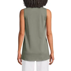 Women's Supima Cotton Tunic Tank Top