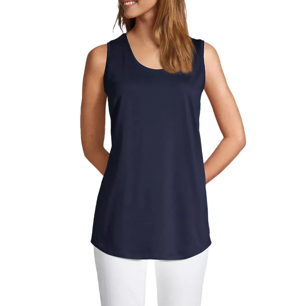 Women's Supima Cotton Tunic Tank Top