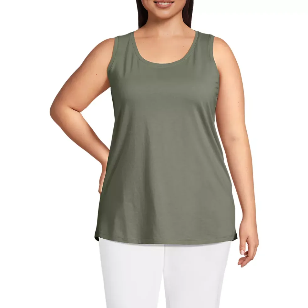 Women's Supima Cotton Tunic Tank Top