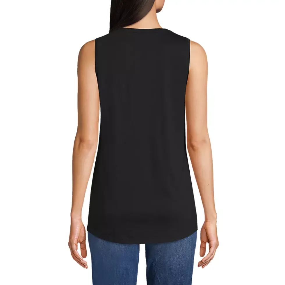 Women's Supima Cotton Tunic Tank Top