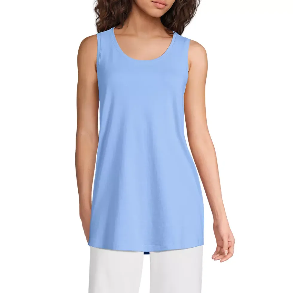 Women's Supima Cotton Tunic Tank Top