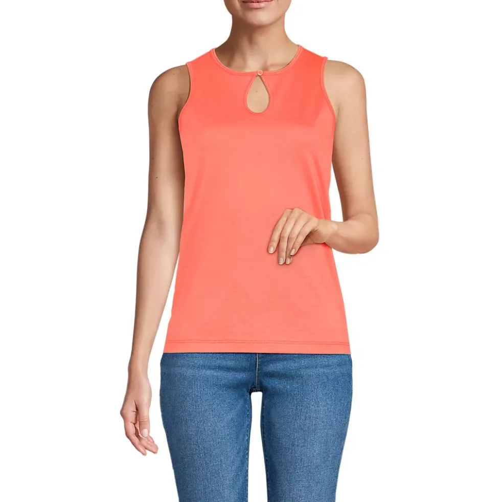 Women's Supima Keyhole Tank