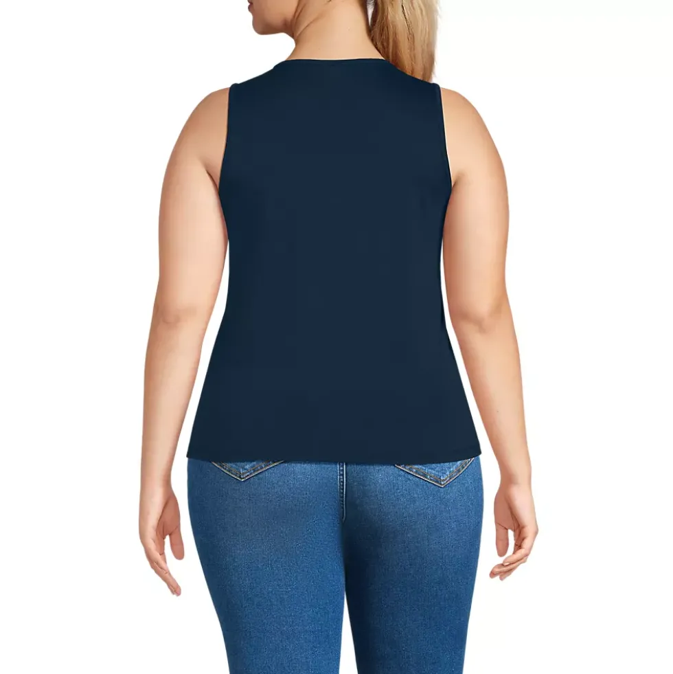 Women's Supima Keyhole Tank