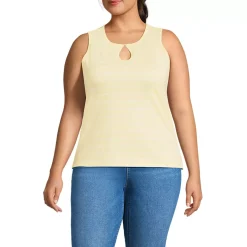 Women's Supima Keyhole Tank