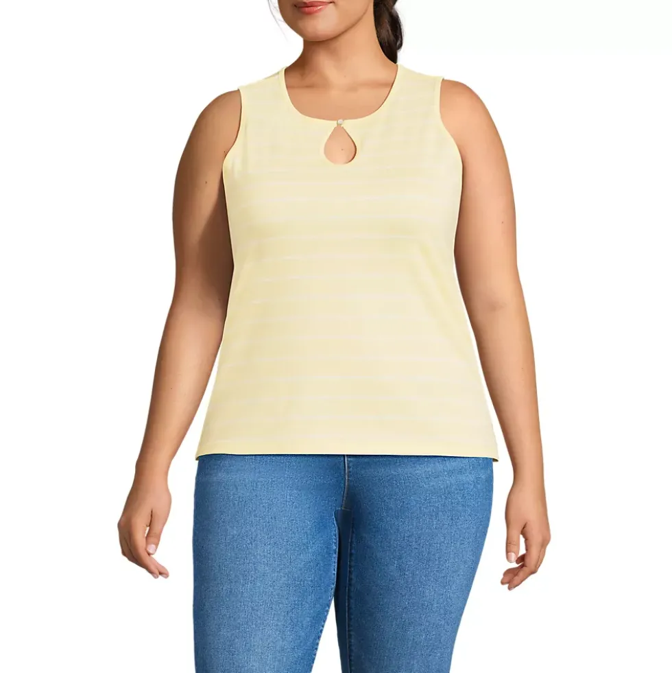 Women's Supima Keyhole Tank
