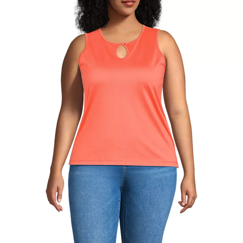 Women's Supima Keyhole Tank