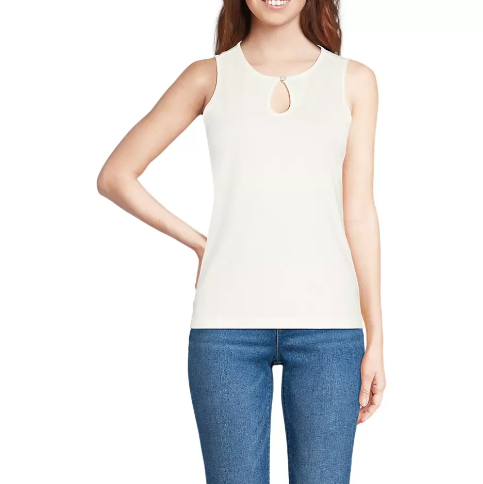 Women's Supima Keyhole Tank