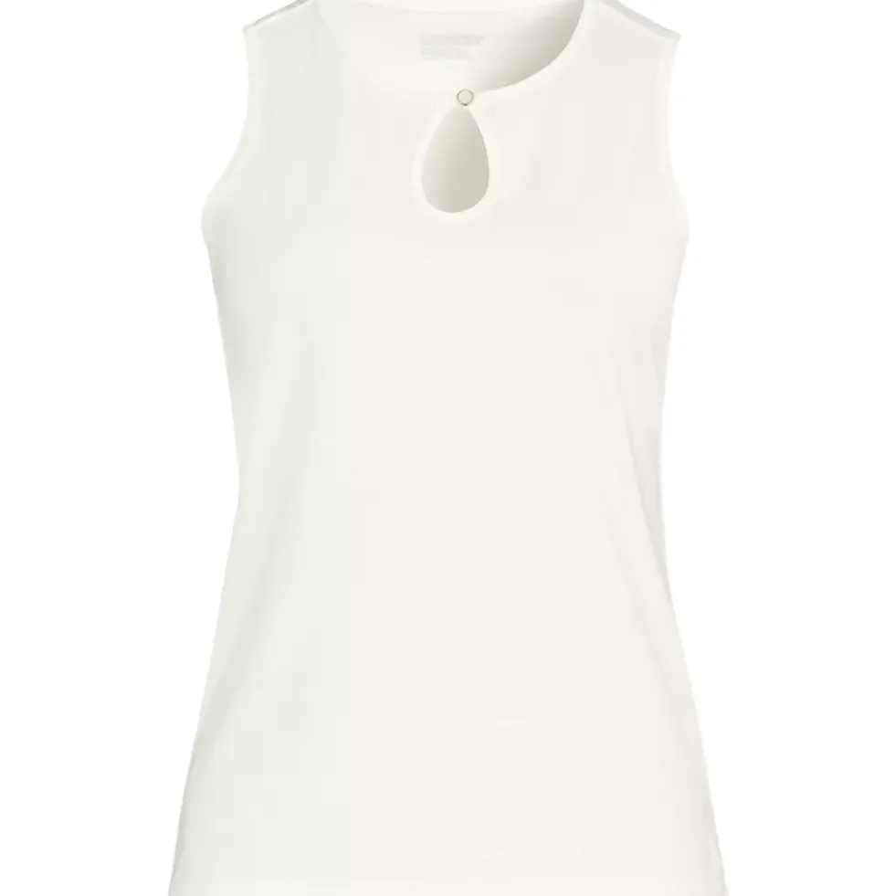 Women's Supima Keyhole Tank